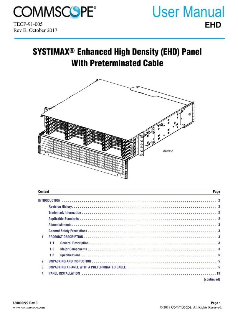 CommScope SYSTIMAX EHD user manual