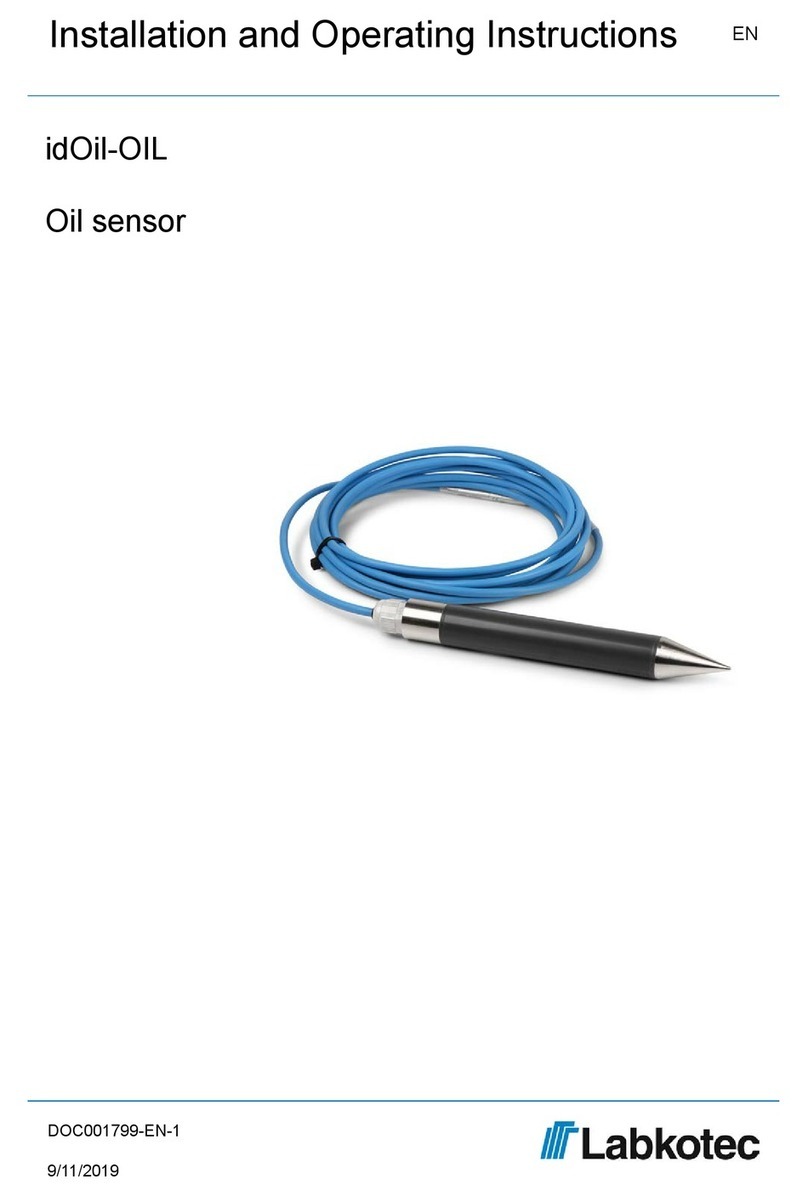 Labkotec idOil-OIL Installation and operating instructions