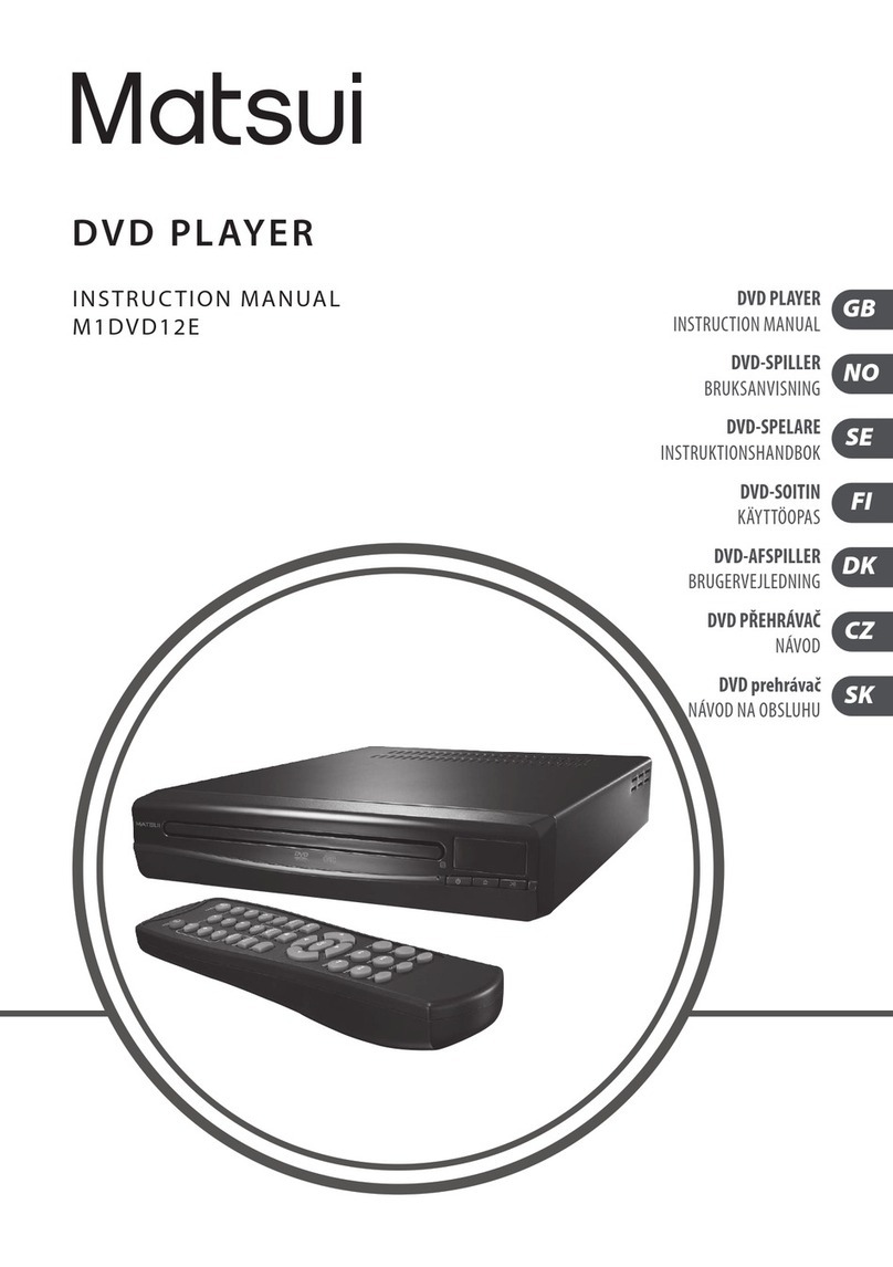 Matsui M1DVD12E User manual
