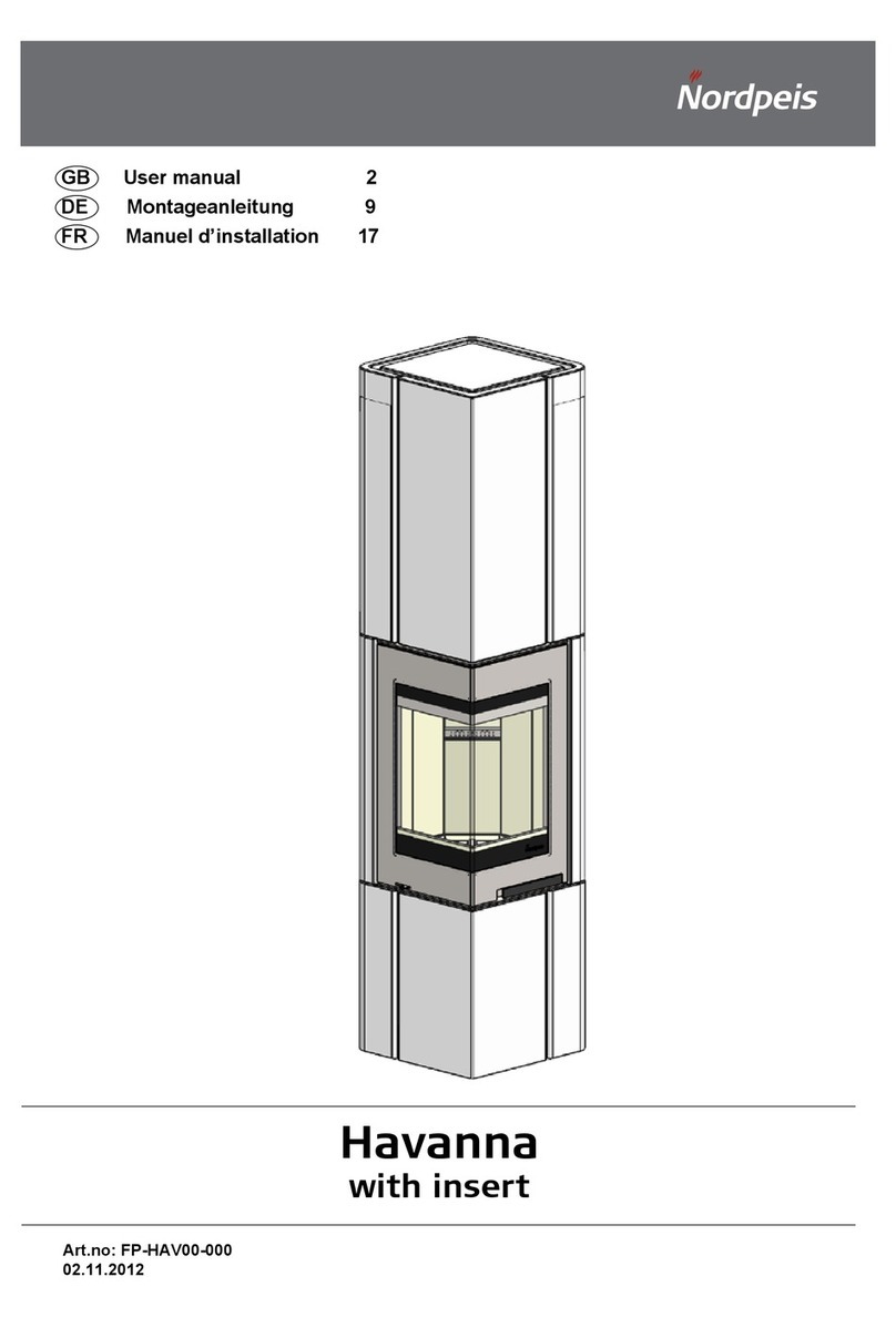 Nordpeis Havanna with insert User manual