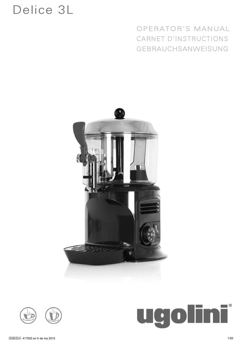 Ugolini Delice 3L User manual