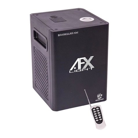 afx light SPARKULAR-MINI User manual