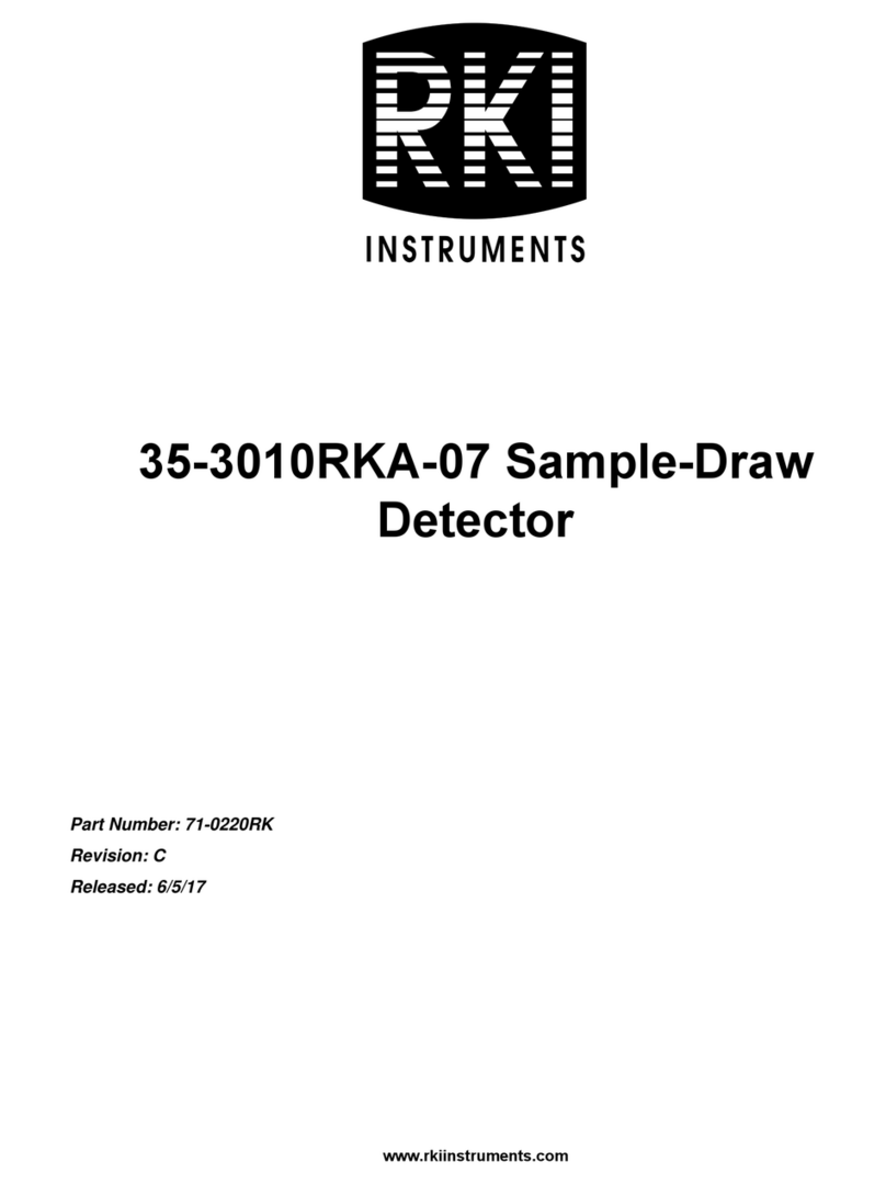 RKI Instruments 35-3010RKA-07 manual