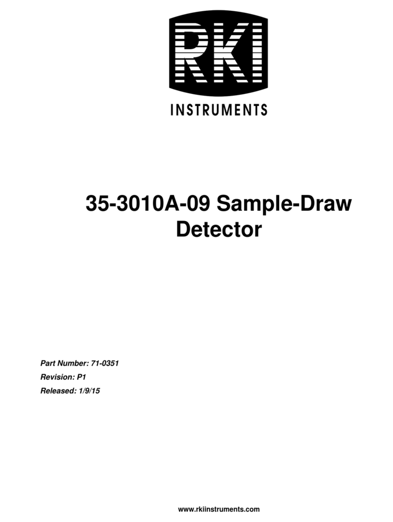 RKI Instruments 35-3010A-09 manual