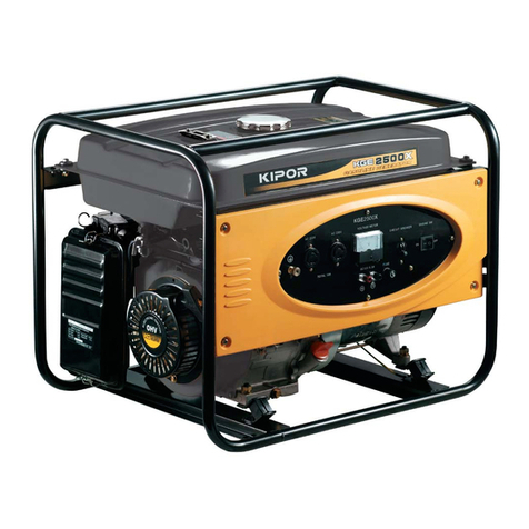 Kipor KGE2500X User manual