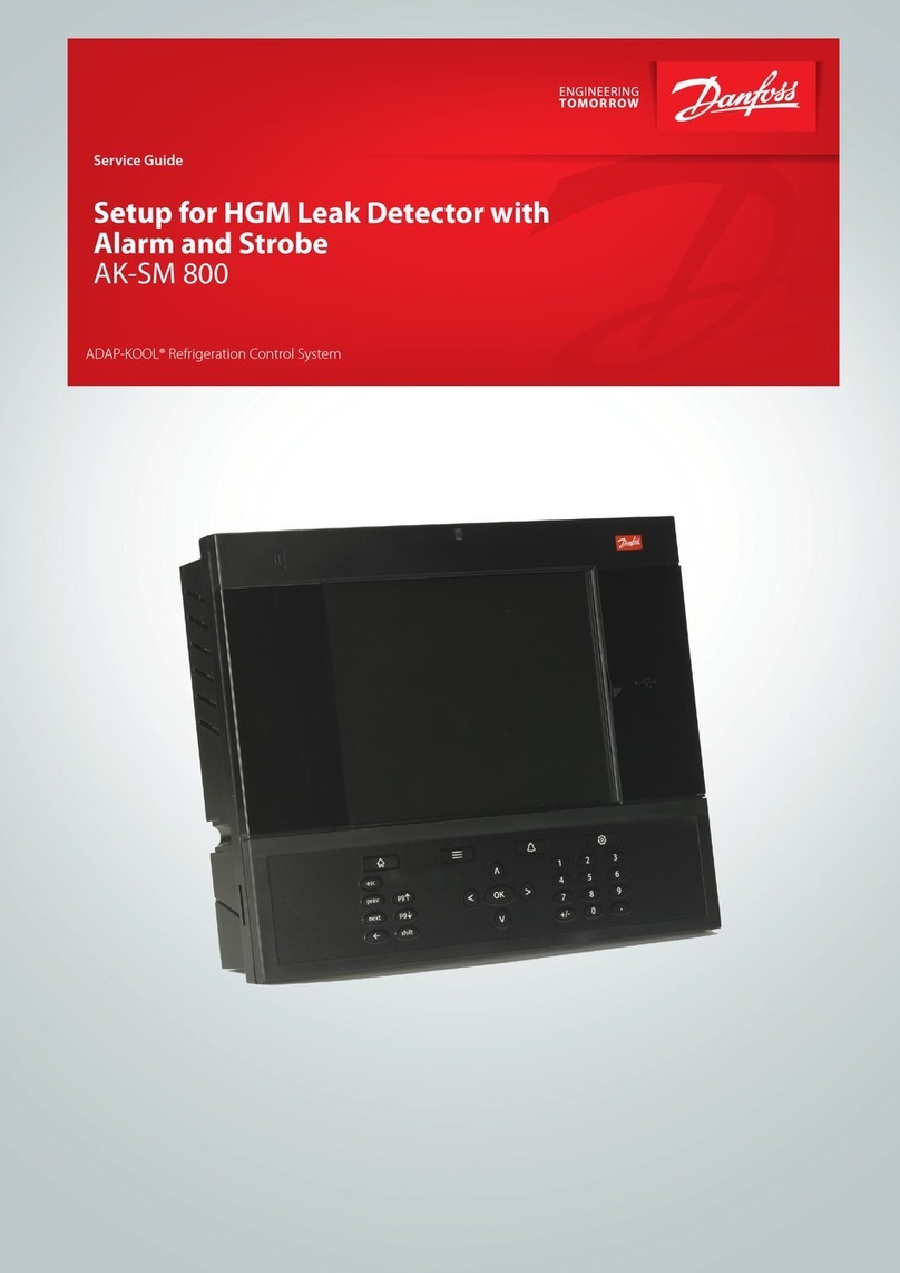 Danfoss ADAP-KOOL AK-SM 800 Service guide