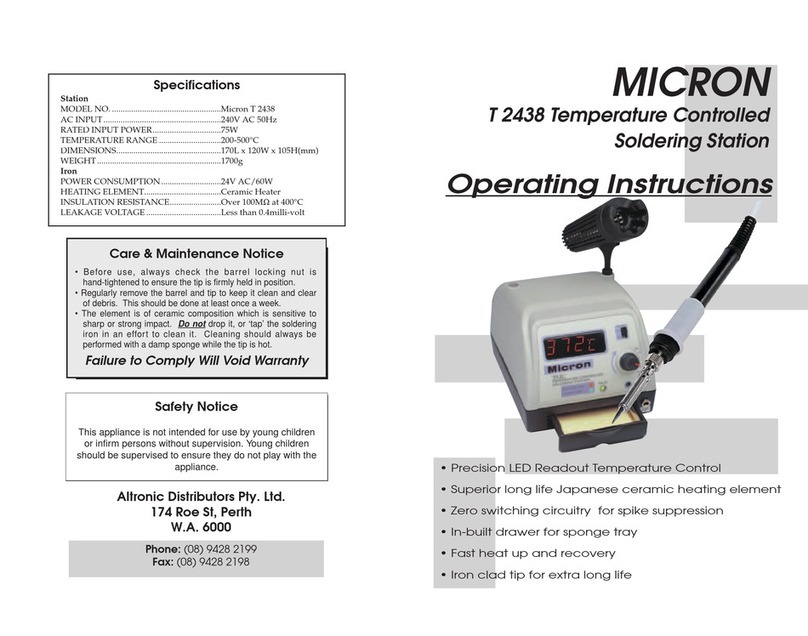 Micron T 2438 operating instructions