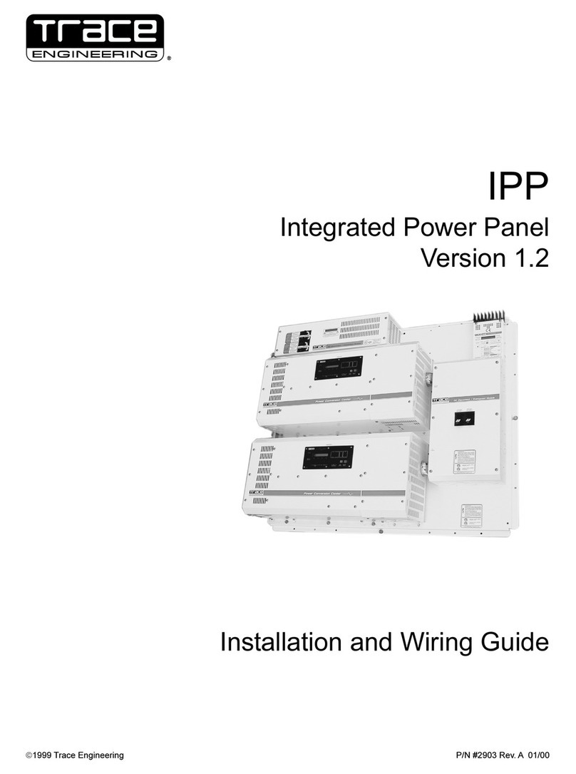 Trace Engineering SW Series User manual