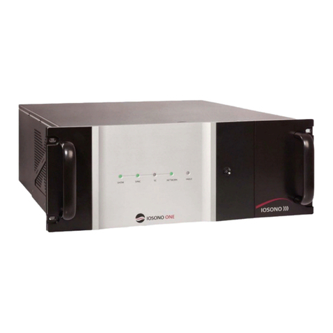 Barco IOSONO ONE Series User manual Barco IOSONO ONE Series User manual