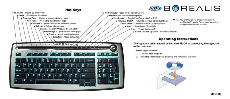 Firefly Borealis operating instructions