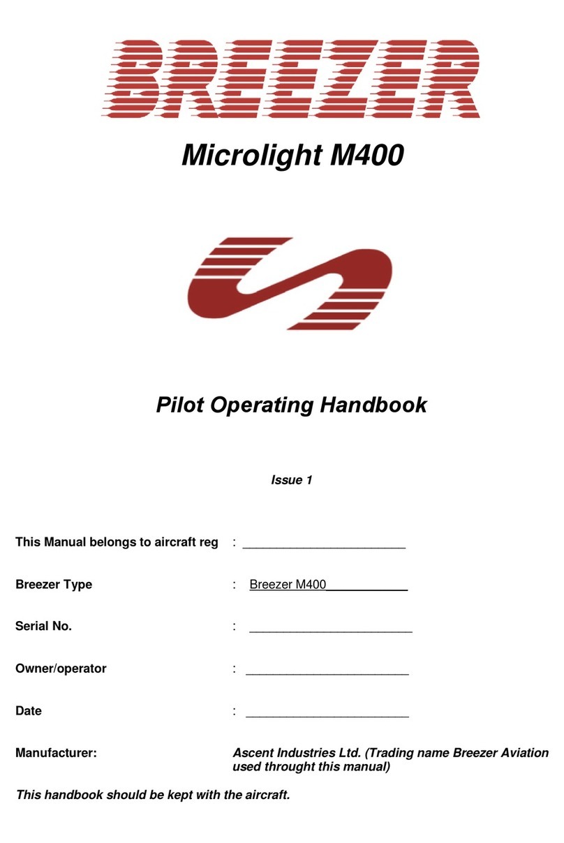Breezer Microlight M400 Pilot operating handbook