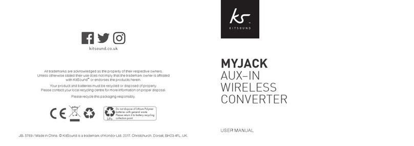 Kitsound MYJACK User manual