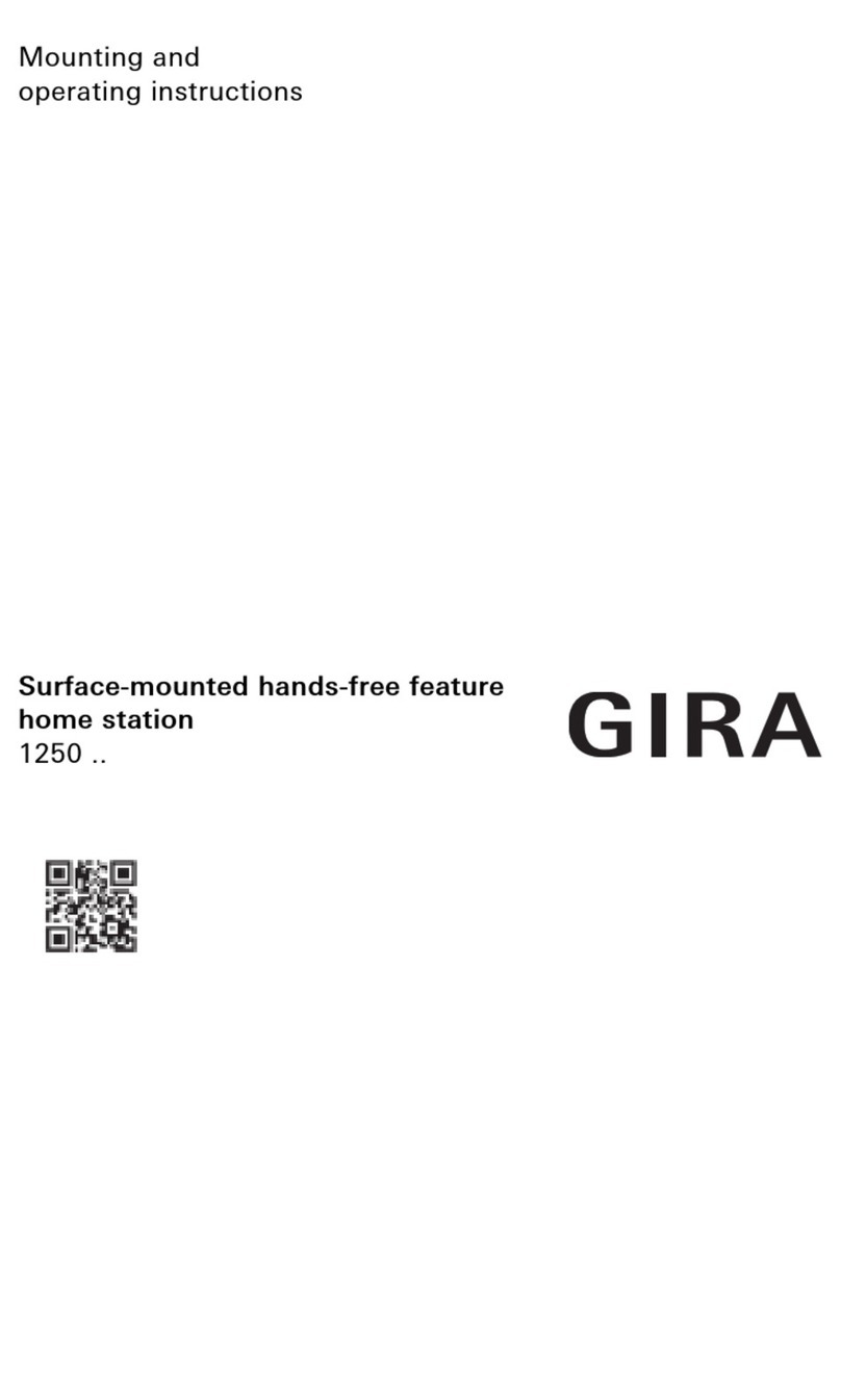 Gira 1250 Series Service manual