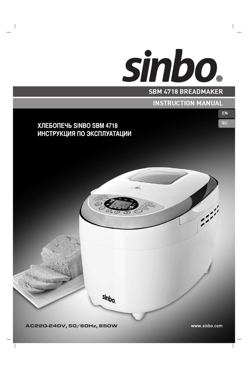 Sinbo SBM 4718 instruction manual