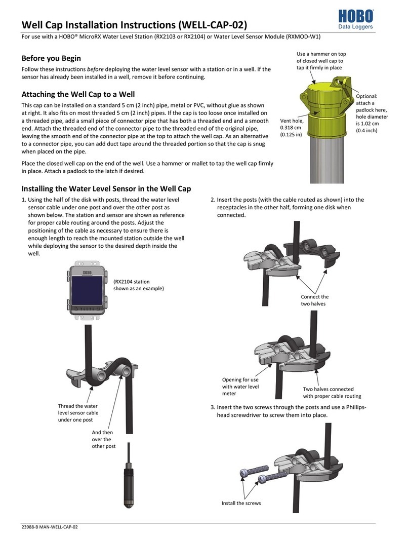 Hobo WELL-CAP-02 User manual