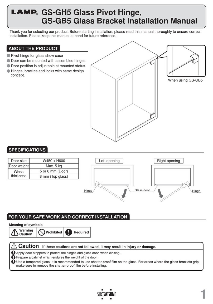 Lamp GS-GH5 installation manual