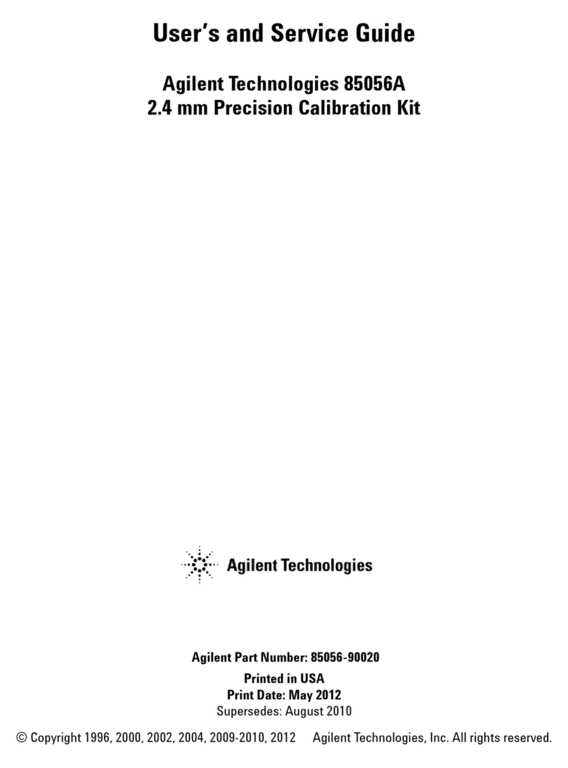 Agilent Technologies 85056A Manual Agilent Technologies 85056A Manual