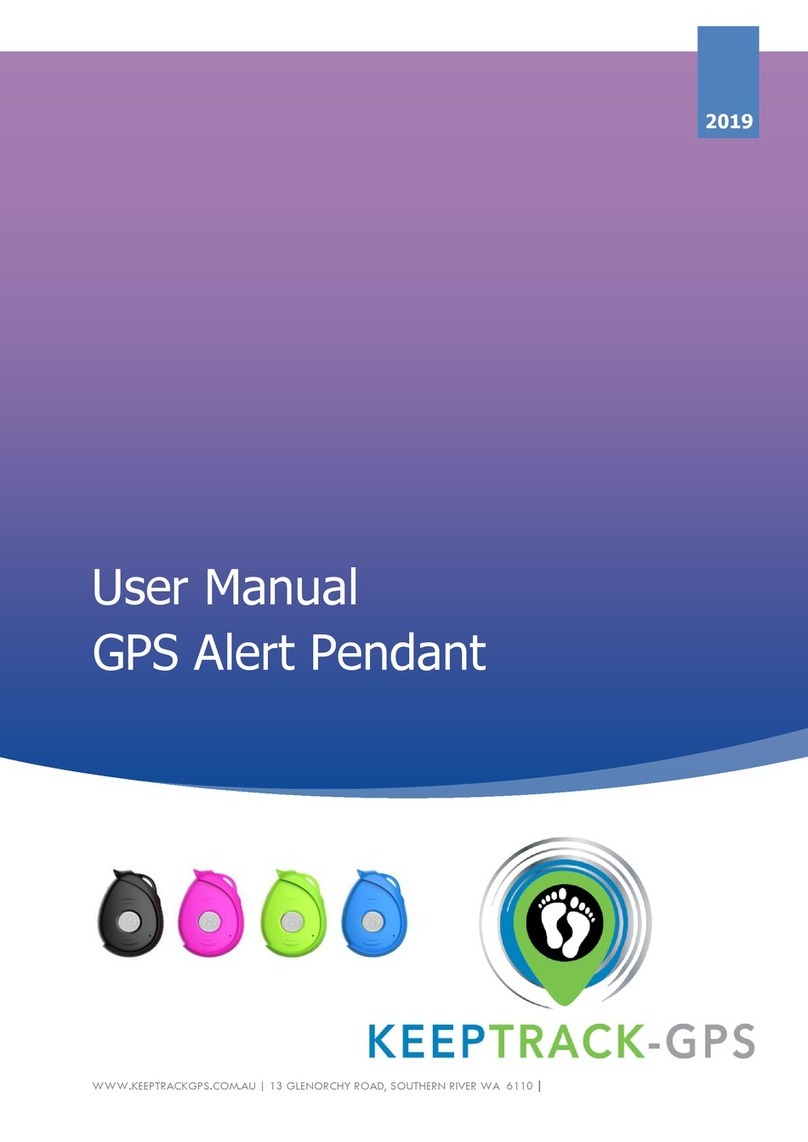 Keep Track GPS GPS Alert Pendant user guide