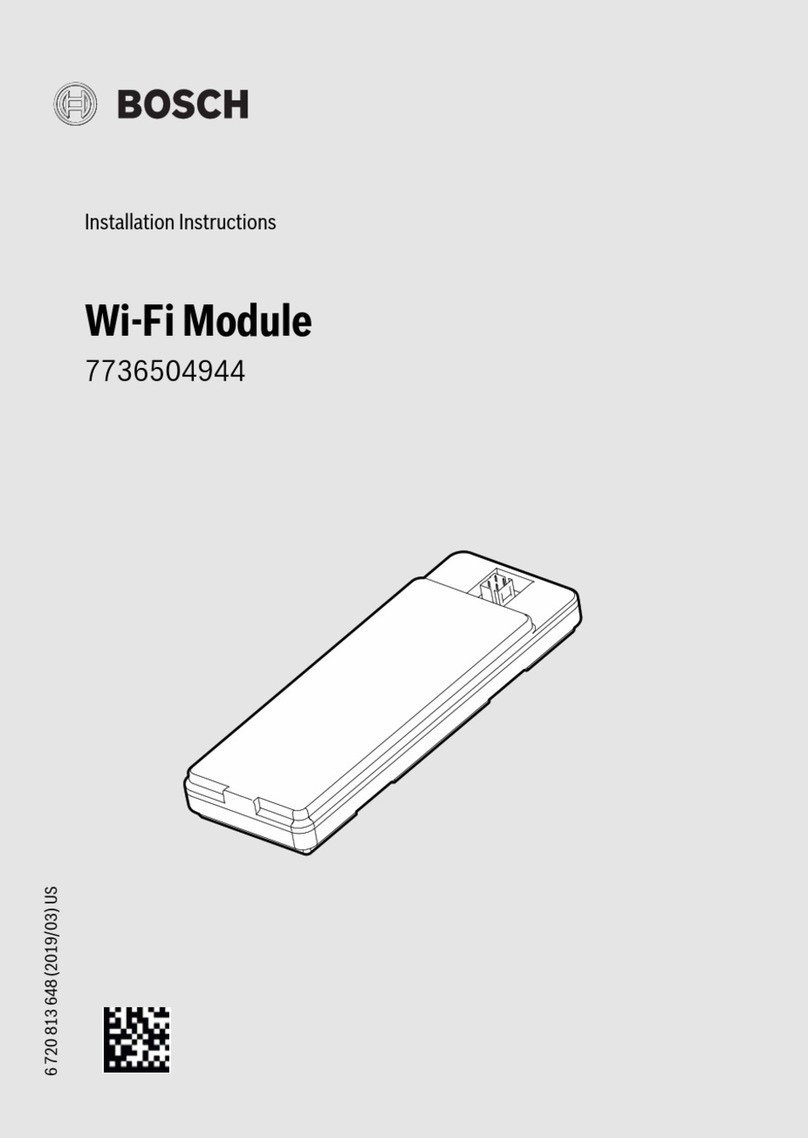 Bosch 7736504944 installation instructions
