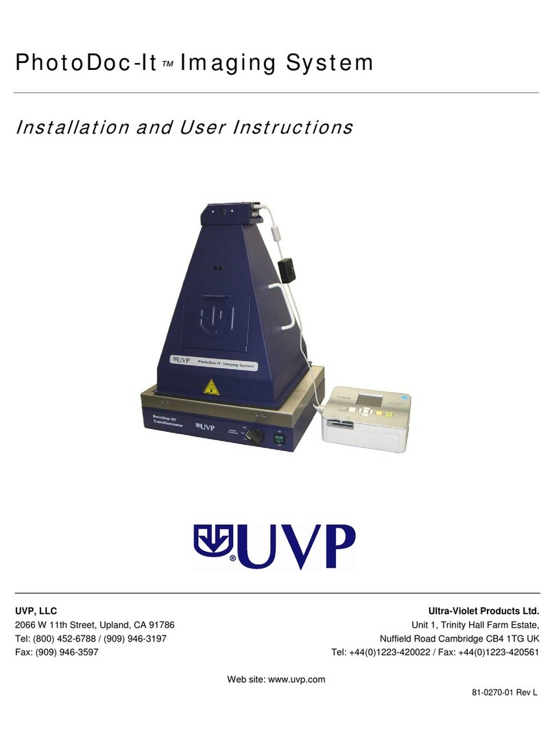 UVP PhotoDoc-It Installation and user instructions