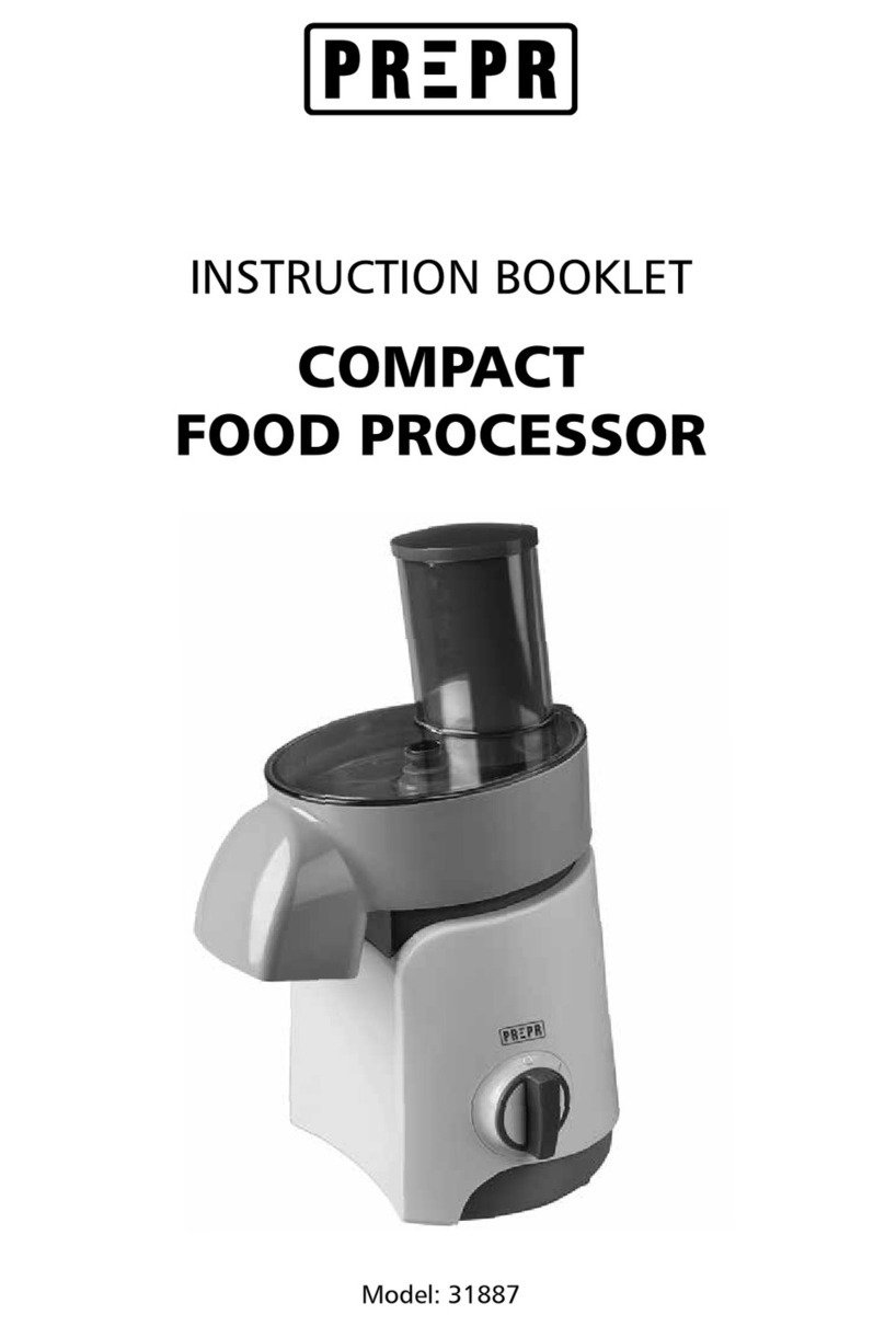 PrepR 31887 Instruction booklet