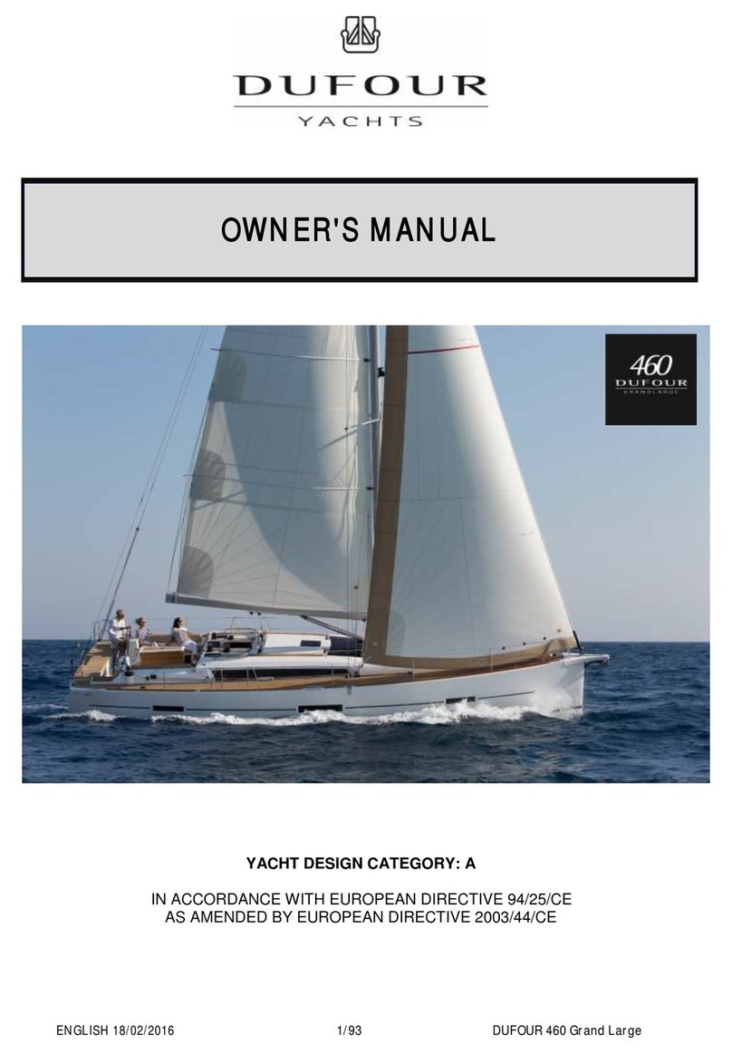 Dufour Yachts 460 owner's manual