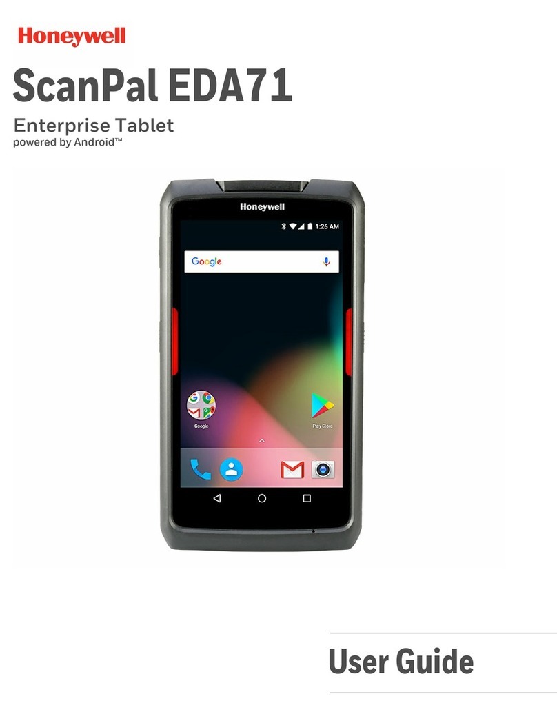 Honeywell ScanPal EDA71 User manual Honeywell ScanPal EDA71 User manual