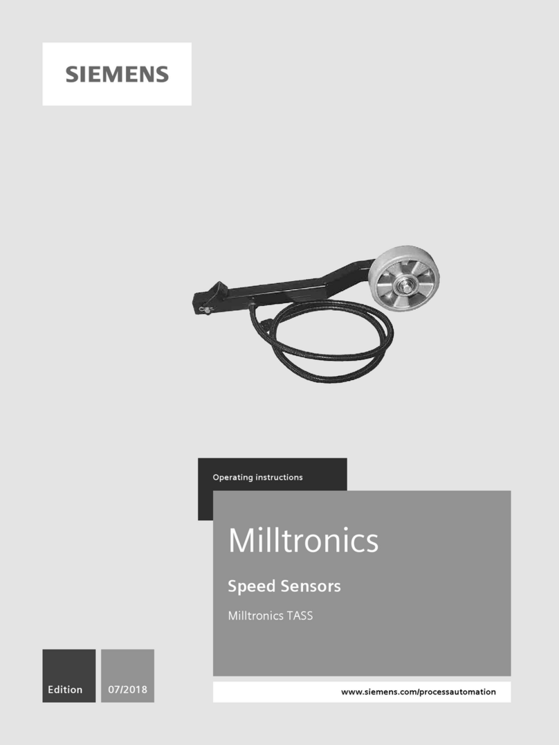 Siemens Milltronics TASS User manual Siemens Milltronics TASS User manual
