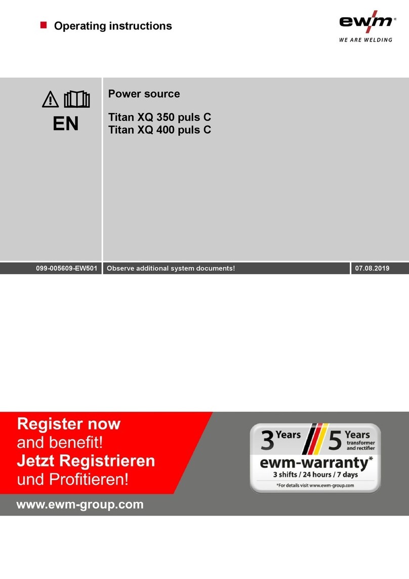 EWM Titan XQ 350 puls D User manual