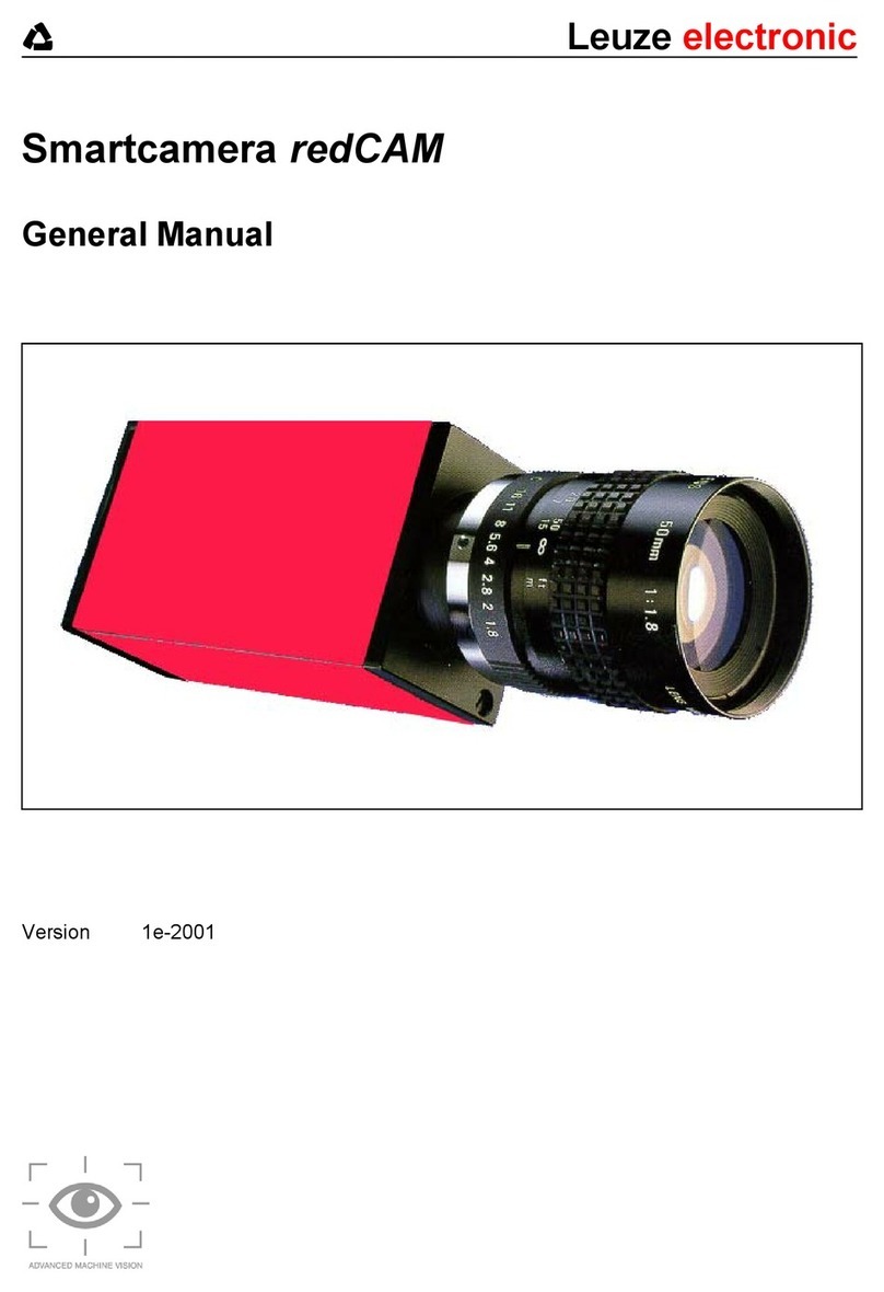 Leuze electronic Smartcamera redCAM General manual