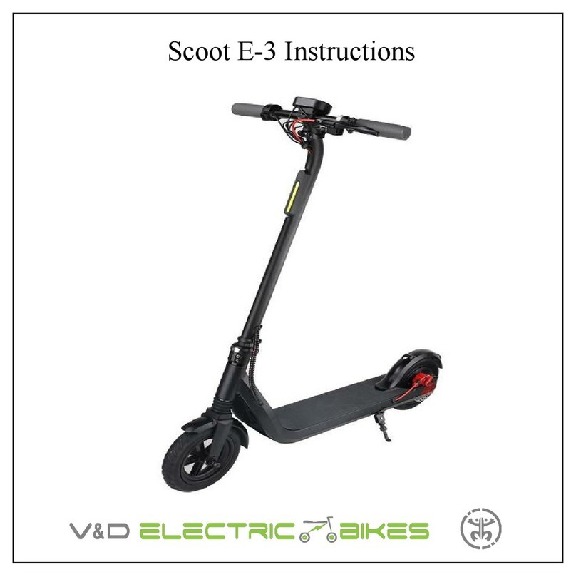 V&D Electric Bikes Scoot E-3 instructions