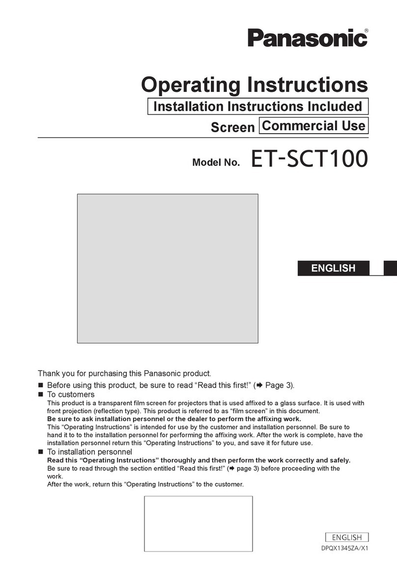Panasonic ET-SCT100 operating instructions