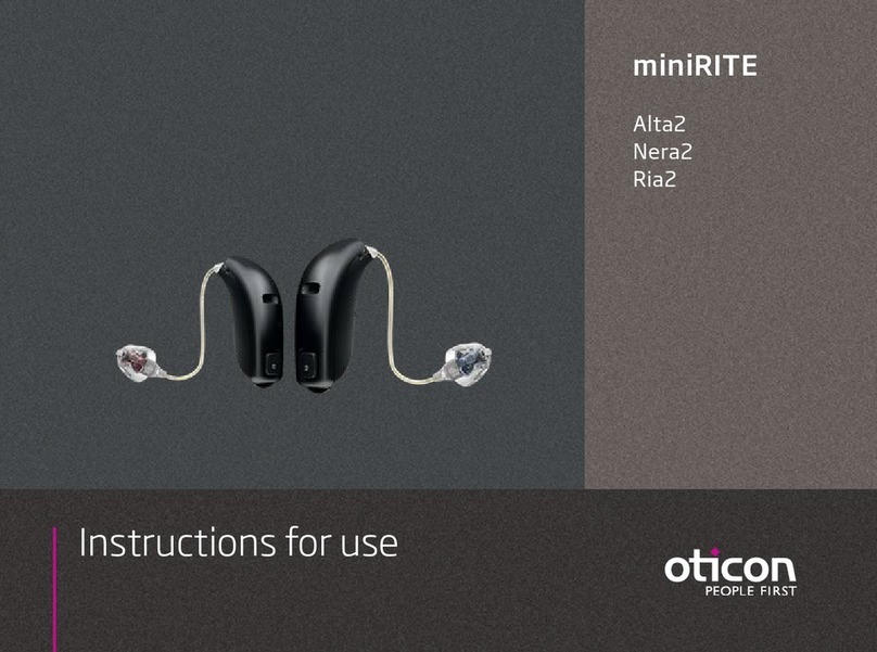 oticon miniRITE Series Instructions for use