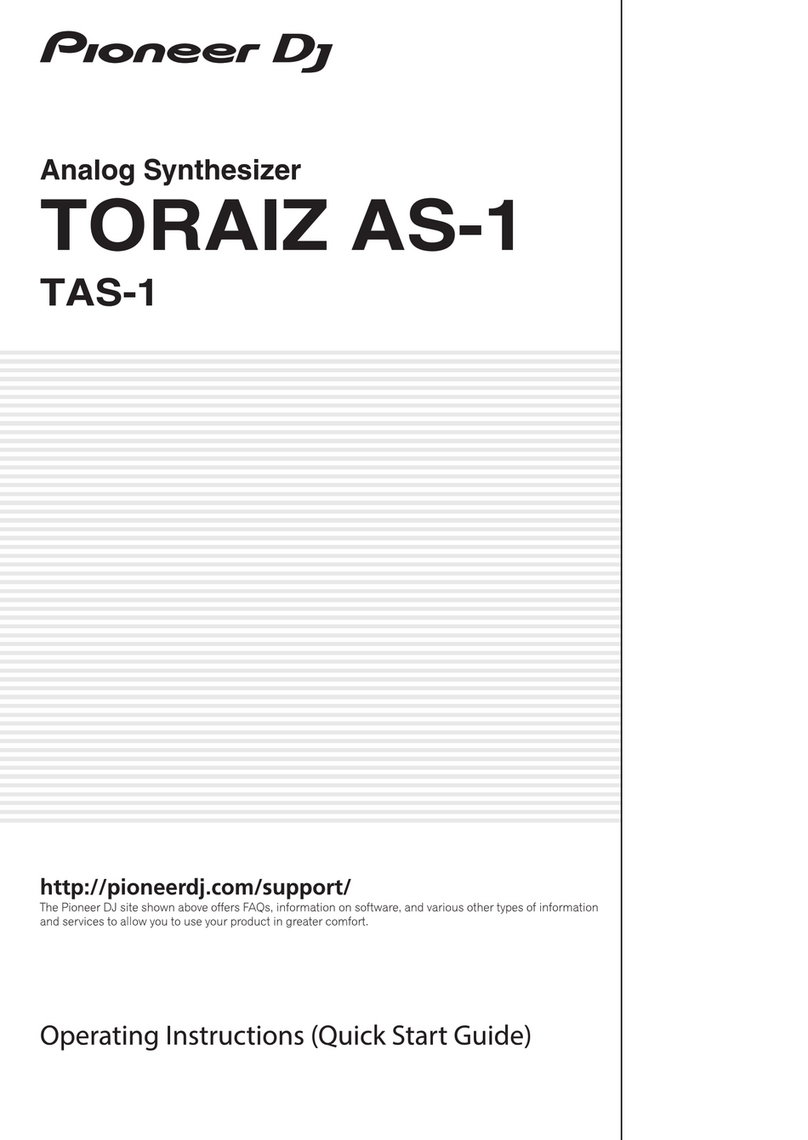 PIONEER DJ TORAIZ AS-1 quick start guide