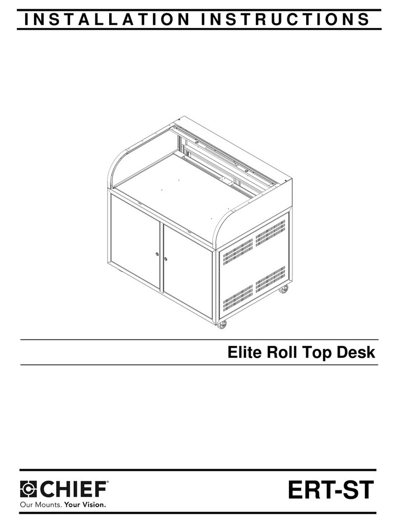 CHIEF ERT-ST installation instructions
