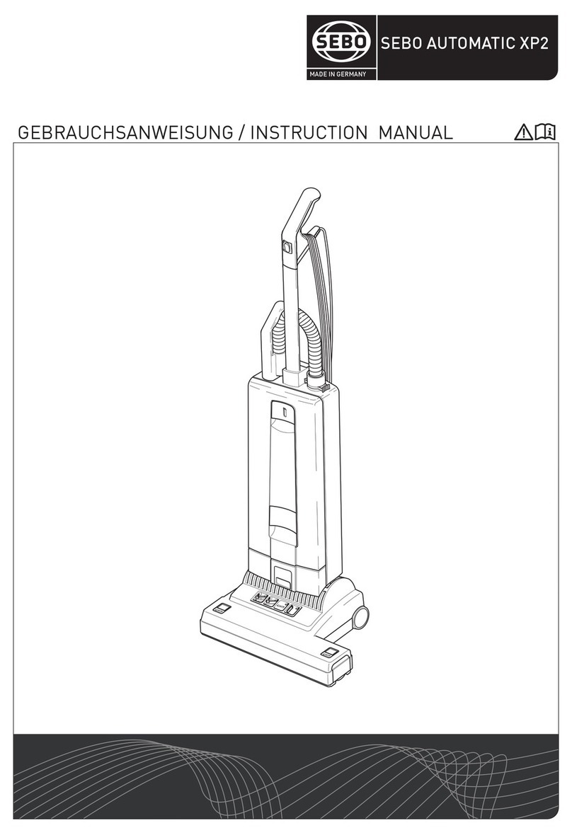 Sebo Automatic XP2 instruction manual
