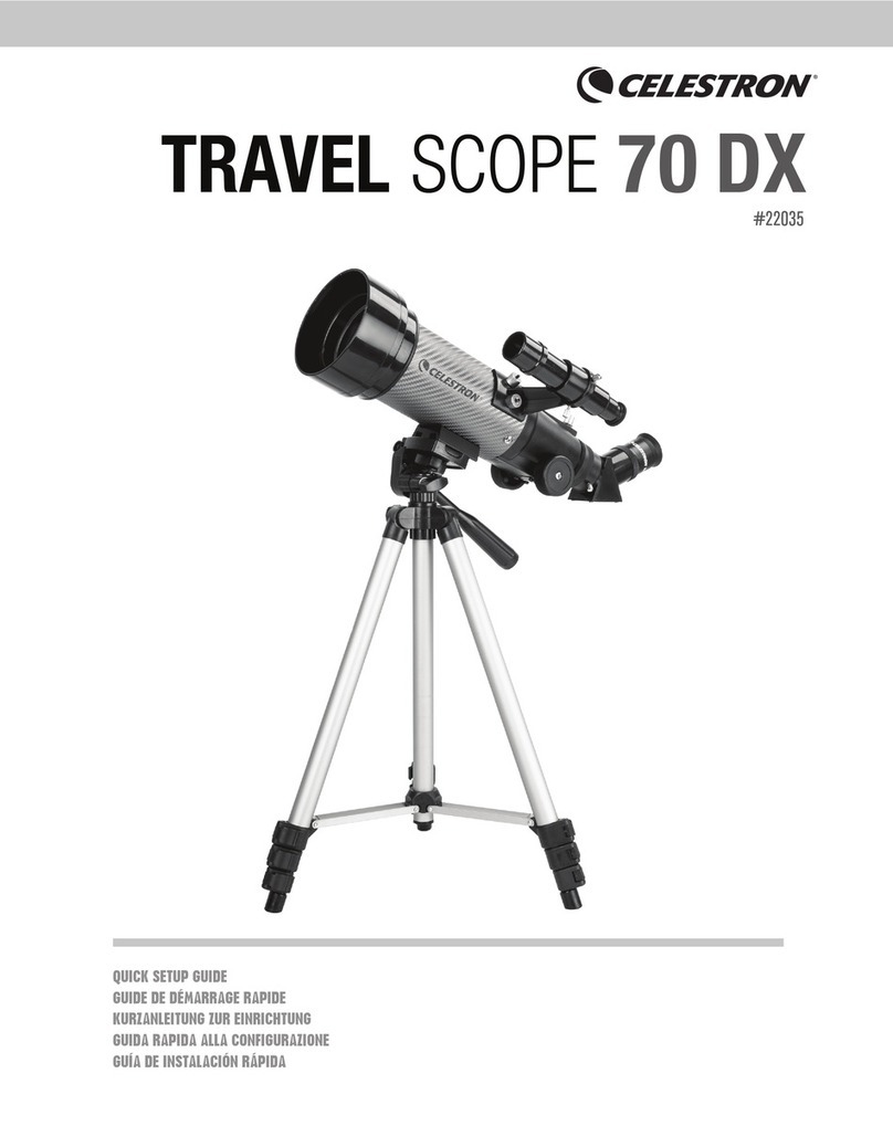 Celestron TRAVEL SCOPE 70 DX User manual Celestron TRAVEL SCOPE 70 DX User manual