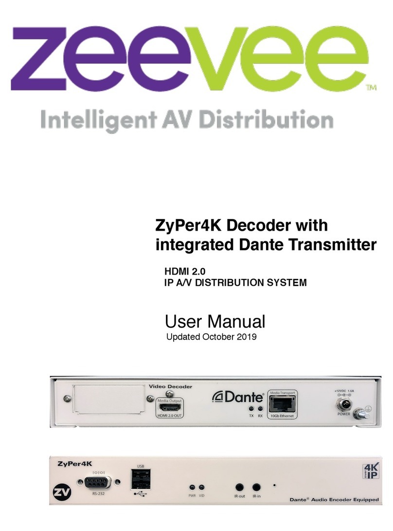 ZeeVee ZyPer4K user manual
