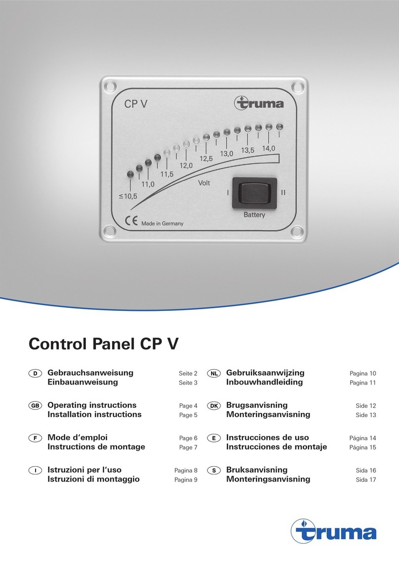 Truma CP V Operating instructions