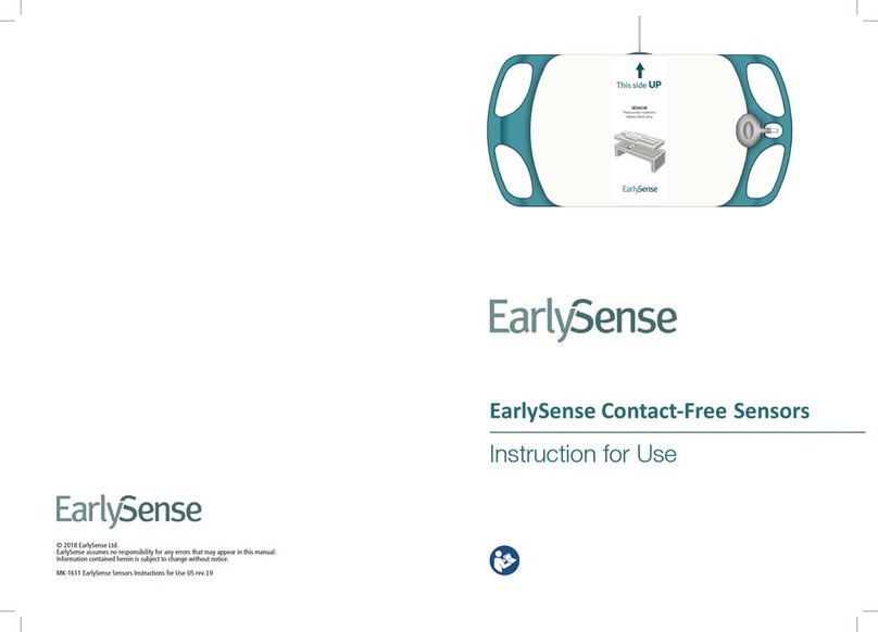 EarlySense Contact-Free Sensors Instructions for use