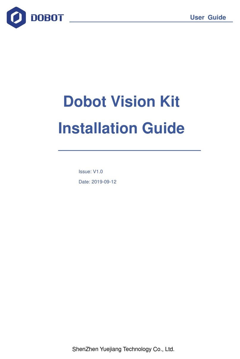 ShenZhen Yuejiang Technology Dobot Vision Kit User manual
