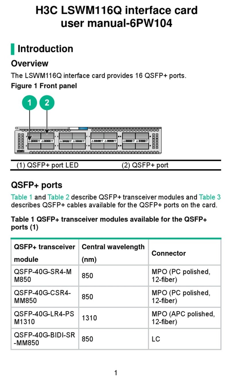 H3C LSWM116Q user manual