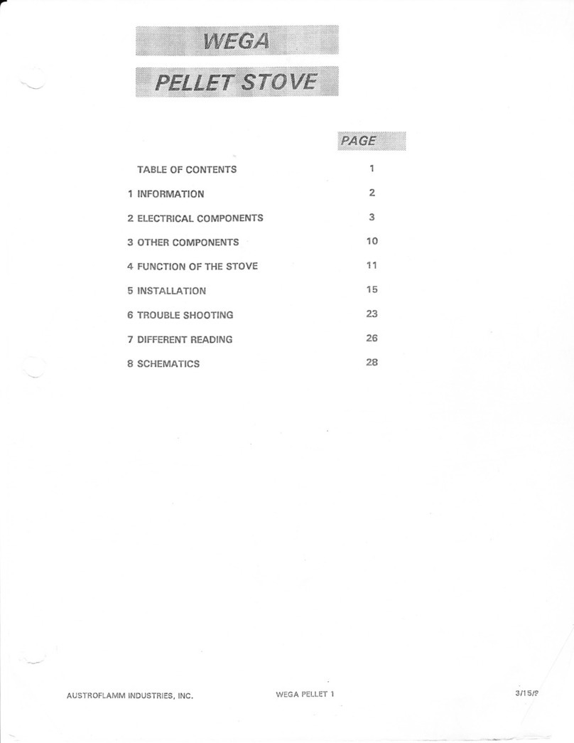 AUSTROFLAMM INDUSTRIES WEGA PELLET 1 manual