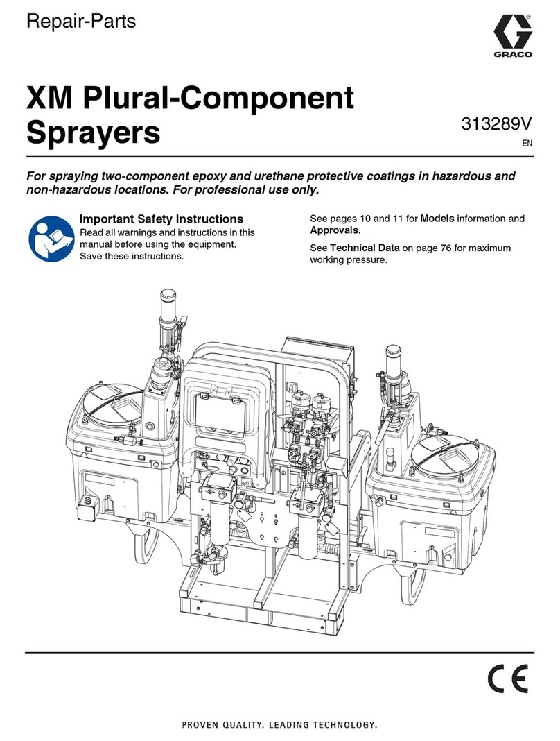 Graco XM Series repair parts