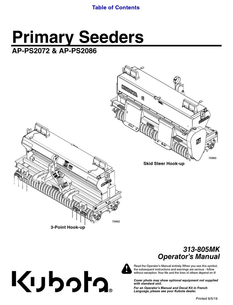 Kubota AP-PS2072 User manual