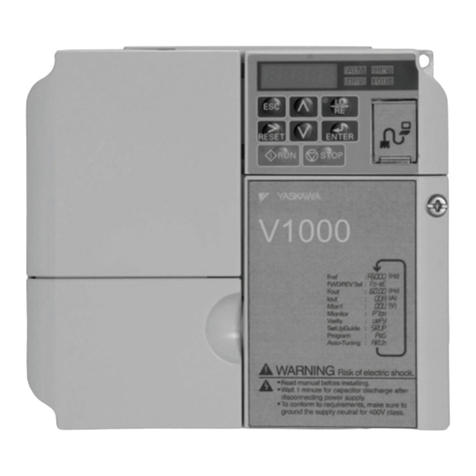 YASKAWA V1000 Series Installation and operation manual
