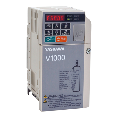 YASKAWA V1000 Series Installation and operation manual