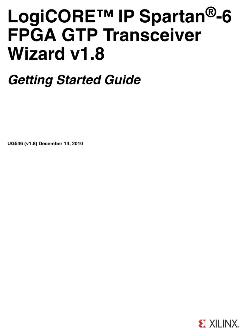 Xilinx LogiCORE IP Spartan-6 User manual