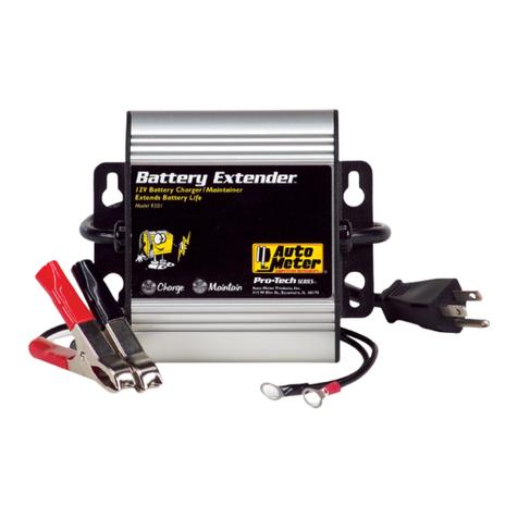 AutoMeter BATTERY EXTENDER Maintainer/Tester 9201 operating instructions