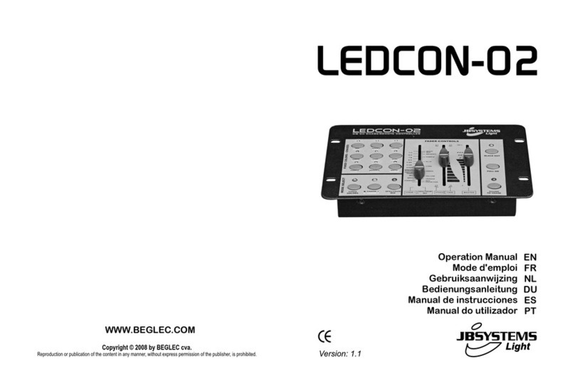 JB Systems Light LEDCON-02 Operation manual